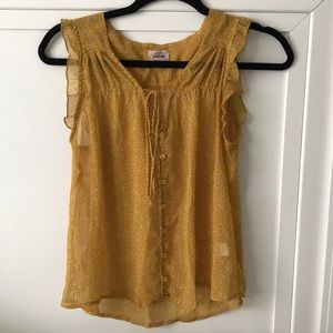 Mustard Yellow Top